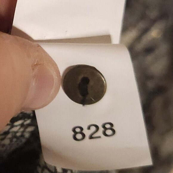 Zara Women's Snake Print Semi Sheer High Neck Blouse Medium - Picture 9 of 10